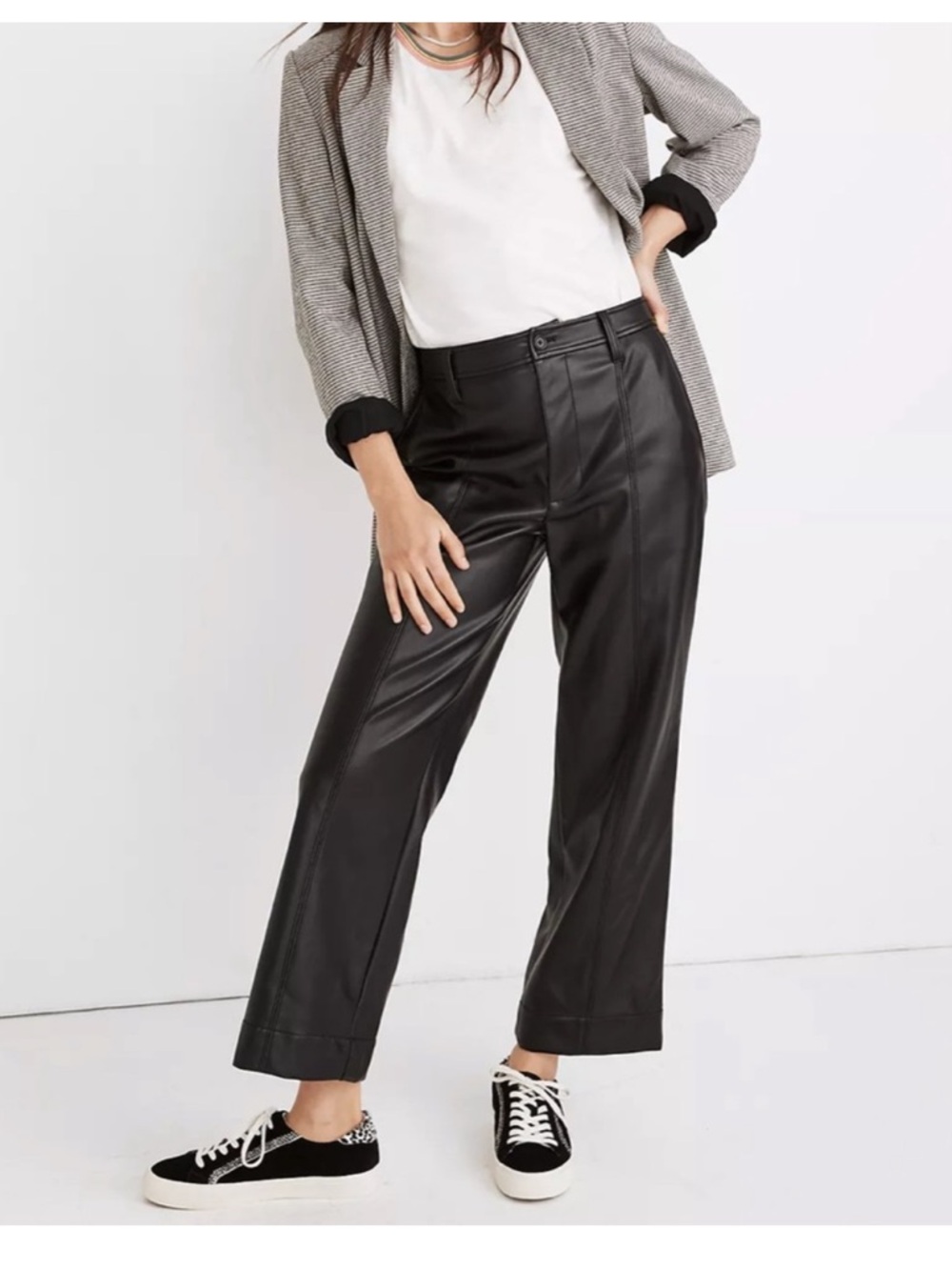 Madewell Emmett Slim Leather Pants